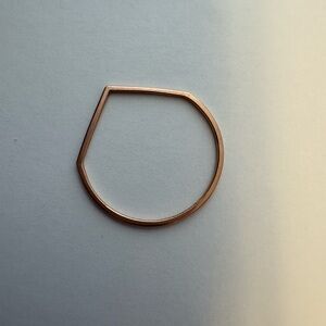 Rose Gold Stacking Ring 14k